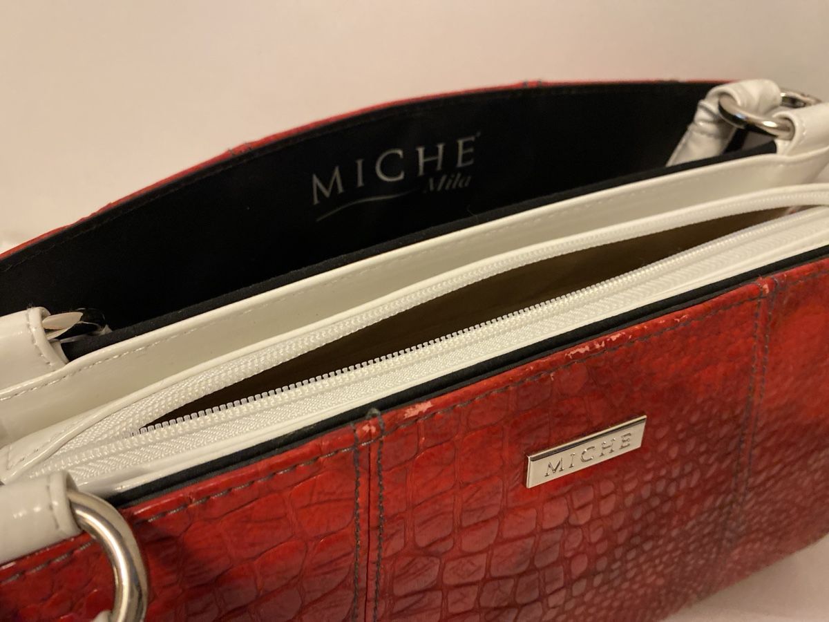 Borse da donna: Rote Handtasche MICHE Bag shells Classic – Usato da sursee venduto da trilli-tralli 7