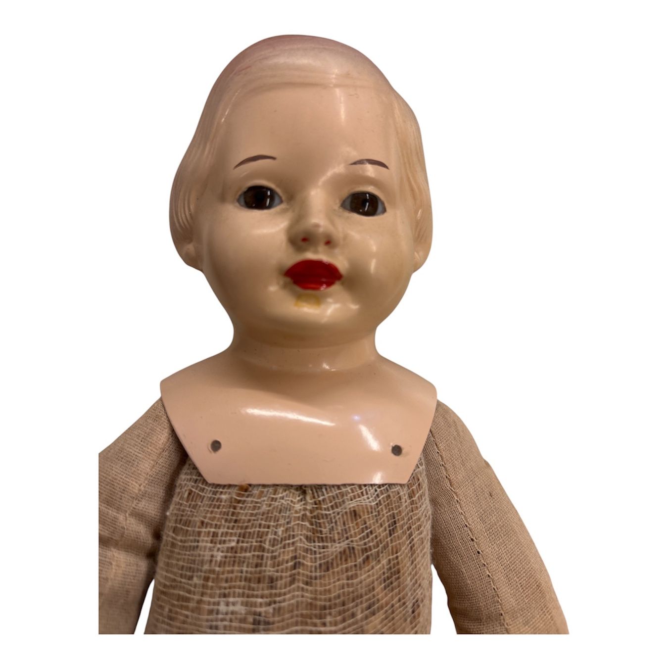 Poupées: Puppe - Brustplattpuppe "Cellba" mit Stoffkörper - 32 cm – D'occasion à Pratteln par Dollshop 2