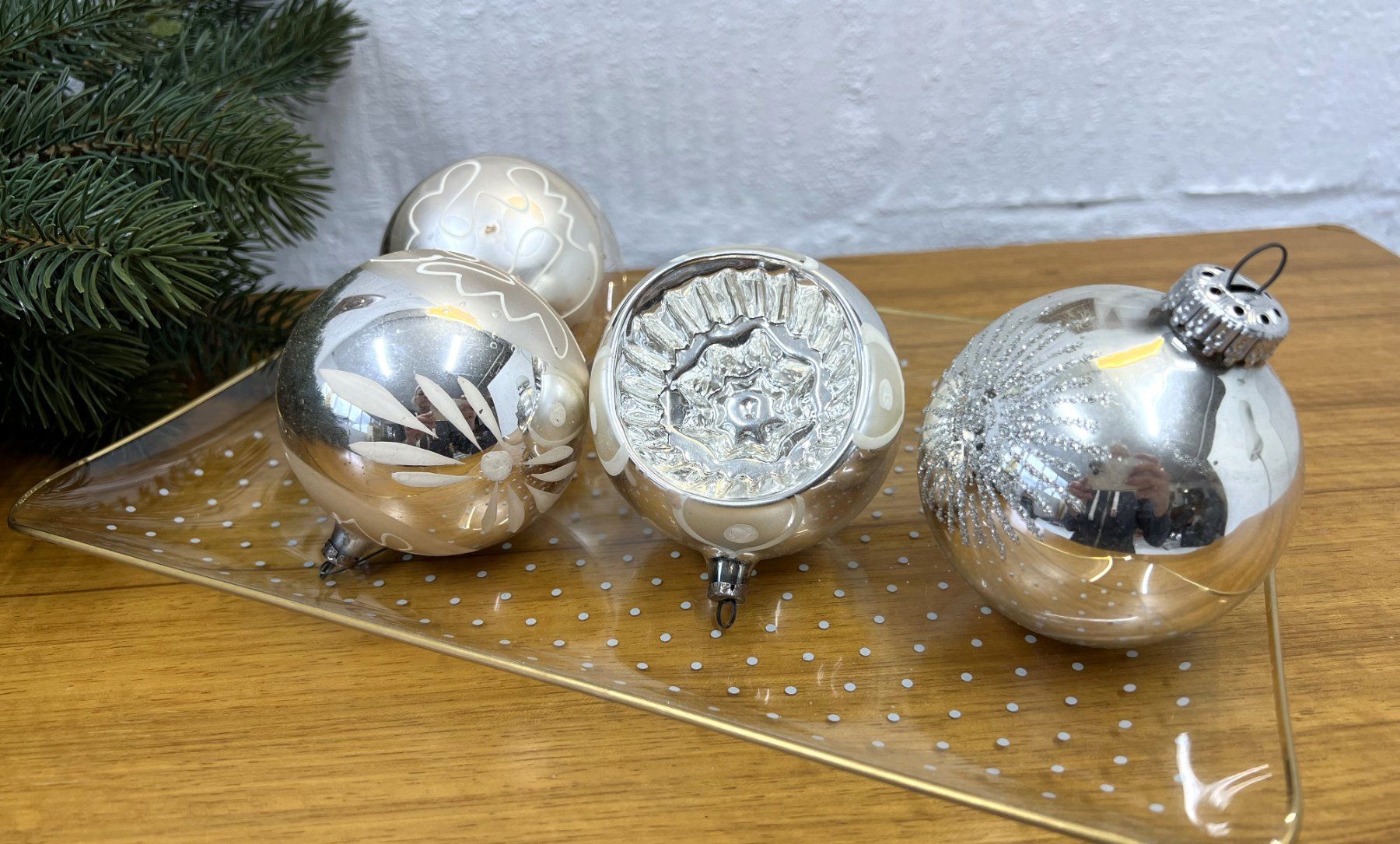 Tutte le decorazioni: Vintage Weihnachtskugeln – Usato da Walzenhausen venduto da stilvollwohnen 4