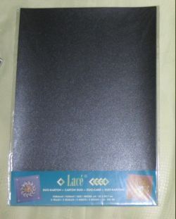 Bastelsets: Lacé Duo Karton anthrazit/silber – Neu und originalverpackt aus Schlatt TG von kreativ-atelier