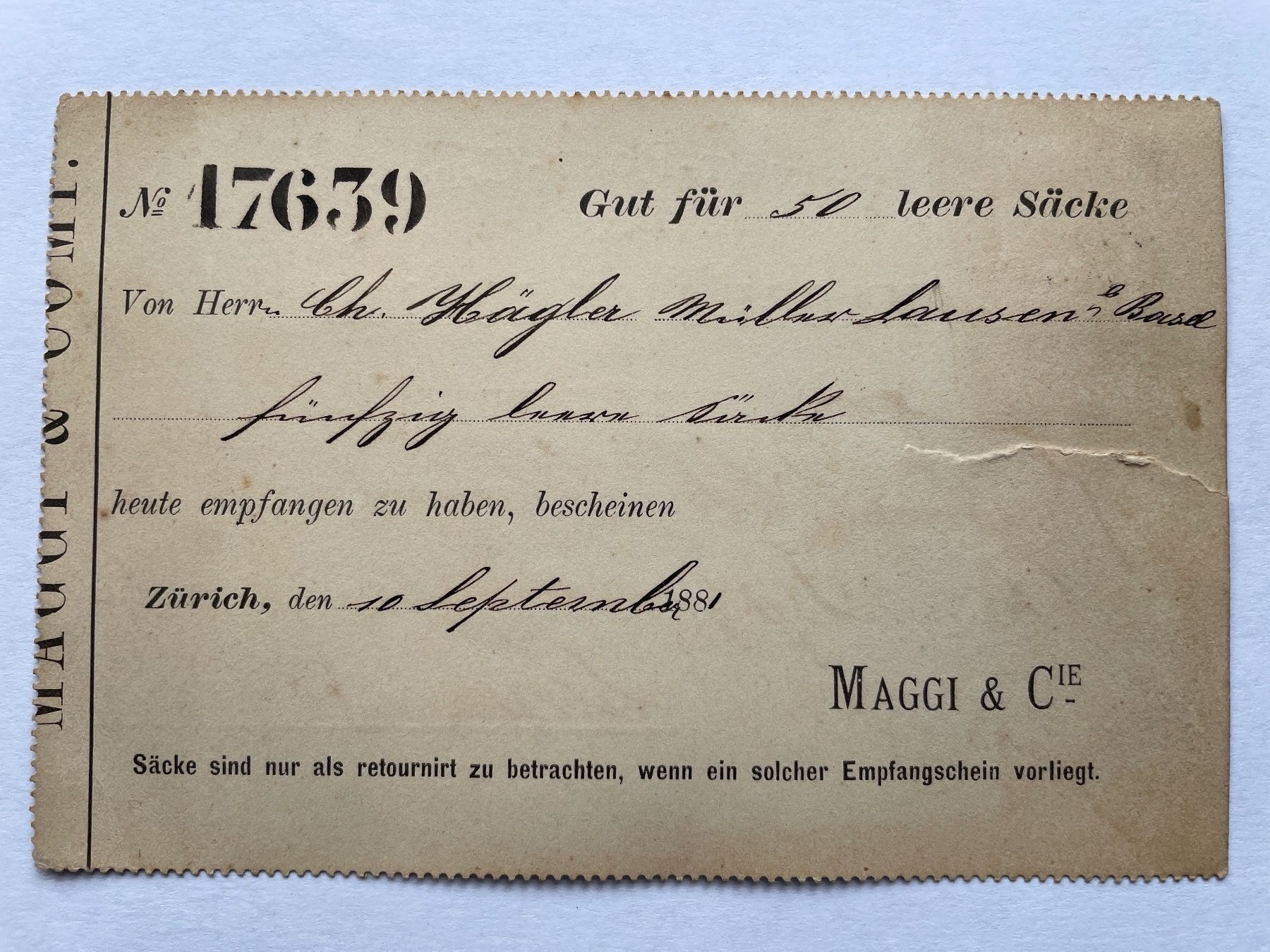 Alle Briefmarken: Antike Briefmarken Schweiz 1881 – Gebraucht aus Adligenswil von Treegarden 2