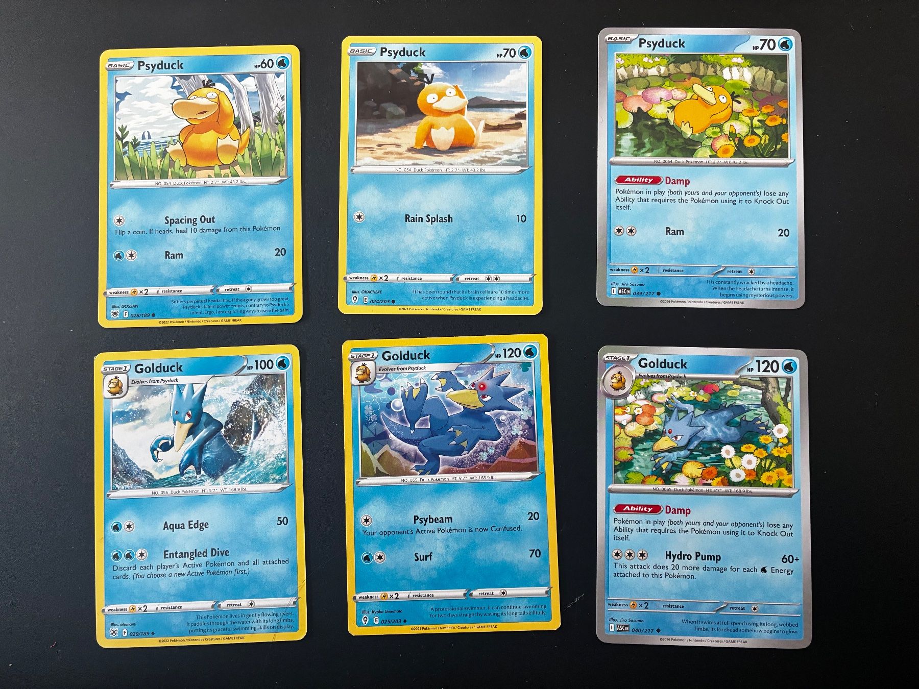 Pokémon Sammelbilder & Trading cards: Pokemon Sammlung - Psyduck & Golduck - en – Neu (gemäss Beschreibung) aus Hütten von yve_tf69