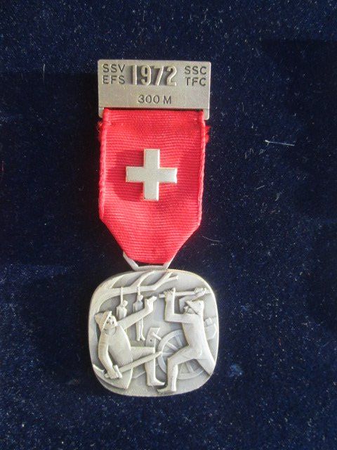 Medaglie: 3 X Eidg. Feldschiessen 300 Meter: 1971 -1972 - 1973 – Nuovo (secondo la descrizione) da Luzern venduto da Horoskop1 2