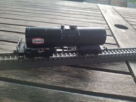 Kesselwagen Texaco schwarz Modellbahn neuwertig