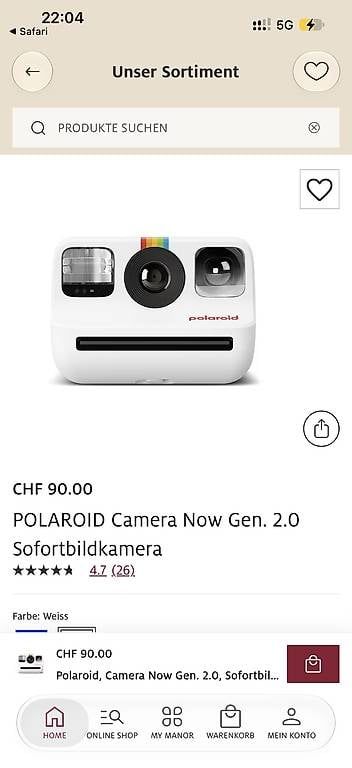 Fotocamera: Polaroid Next Gen 2.0 – Usato da Bern venduto da Milie.Lou 1