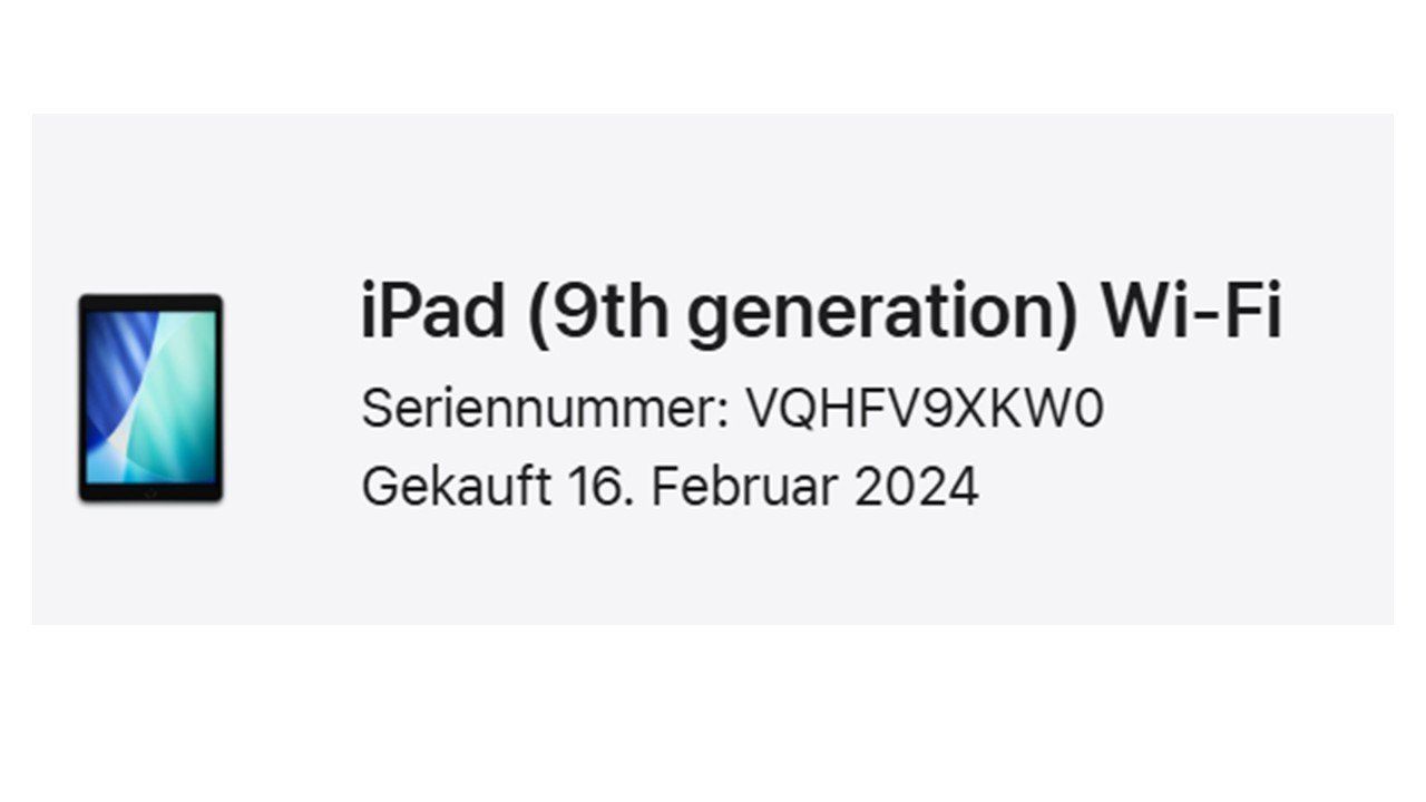 Apple Tablet PC: iPad 9. Generation WiFi / 64GB / Model A2602 – Usato da Meisterschwanden venduto da Discus0 4