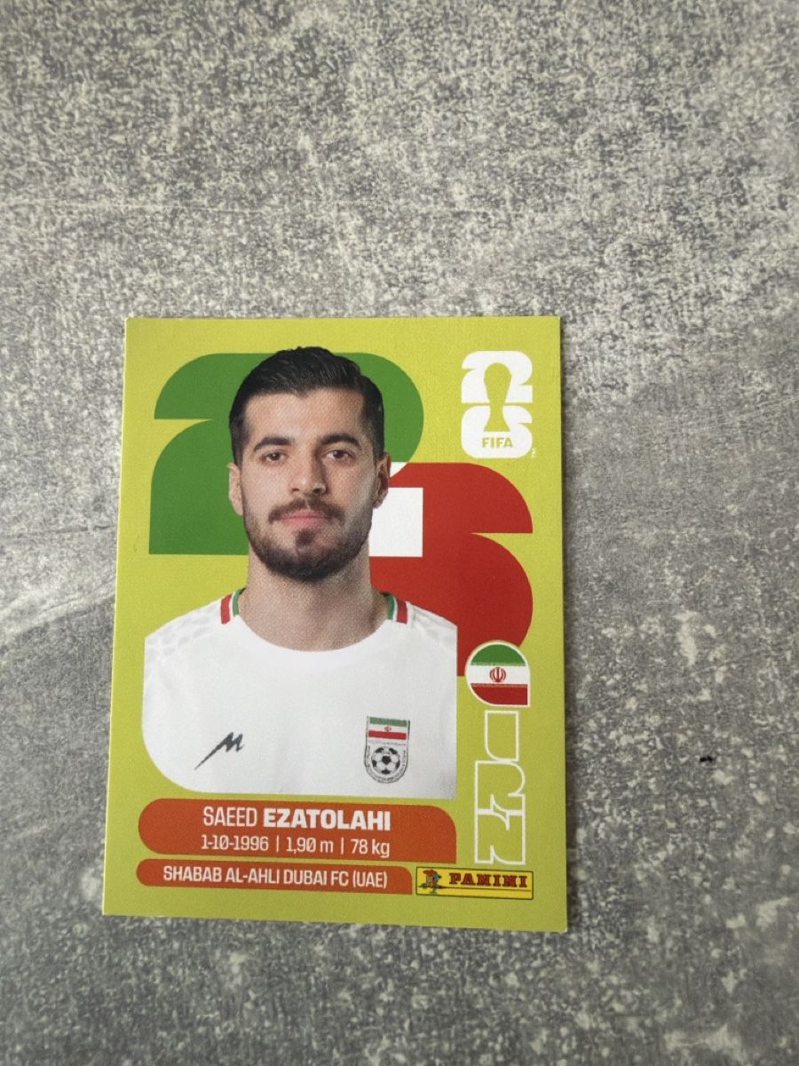 Panini Sammelbilder & Trading cards: Saeed Ezatolahi IRN11 – Gebraucht aus Pfeffingen von Fantasy1971