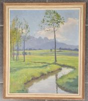 Lüscher Gottfried, Bern, Bach bei Uetendorf, Landschaft