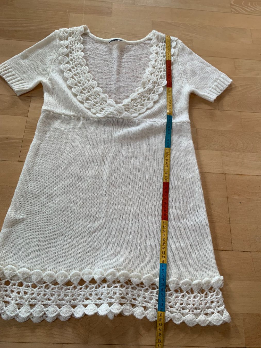 Tuniche: Damen Strick Tunika in ca. Gr. 38 / M, helles Beige – Usato da Worb venduto da farben20zauber 1