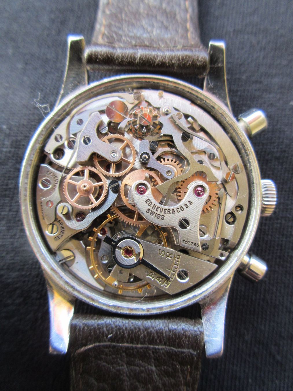 Tag Heuer Orologi: HEUER Chronograph /  Big Eyes – Usato da Uster venduto da djet5_vs 3