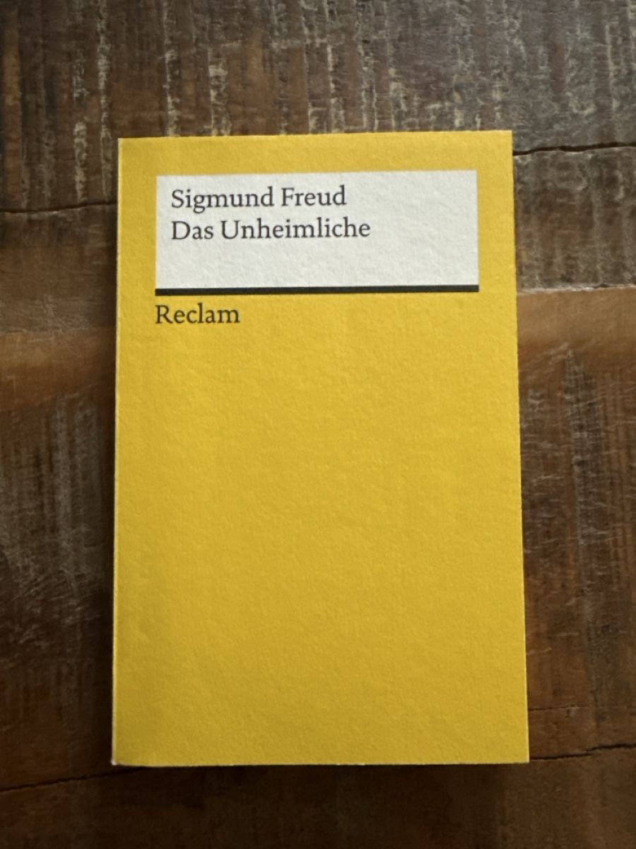Libri: Sigmund Freud "Das Unheimliche" Reclam  – Usato da Gränichen venduto da cat_lady