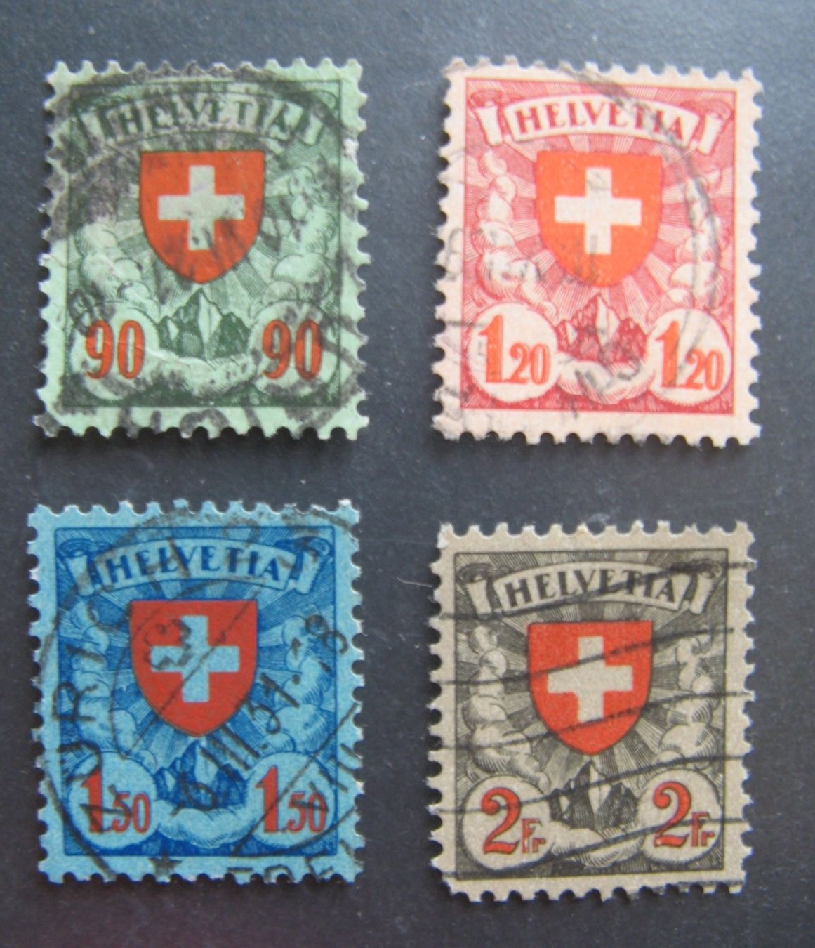 Tutti i francobolli: Wappenmuster gestempelt, Lot 4 – Usato da Frauenfeld venduto da Interessent1