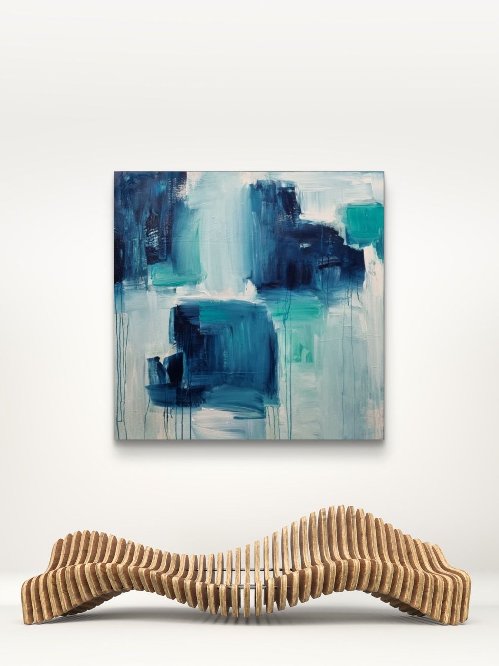 Dipinti: Originales abstraktes Gemälde 90x90x3cm – Nuovo (secondo la descrizione) da Urdorf venduto da Contra8 3