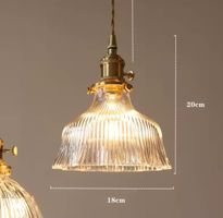Lampe Suspendue  Style nordique moderne en pierre de verre
