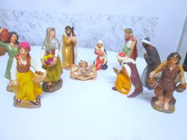 Krippenfiguren aus Keramik
