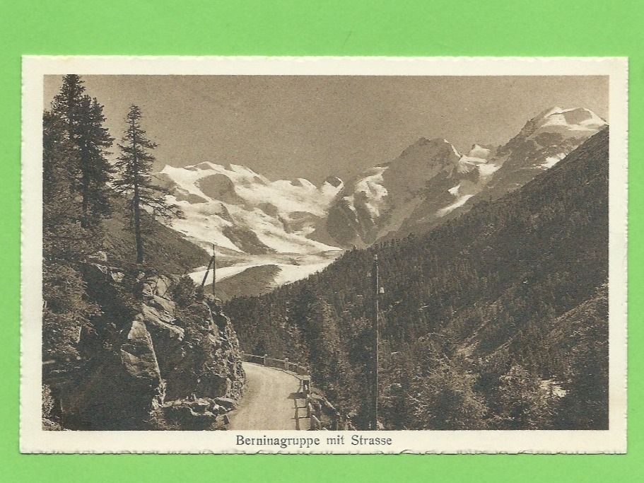 Ansichtskarten: Berninagruppe mit Strasse – Neu (gemäss Beschreibung) aus Zürich von t24_de