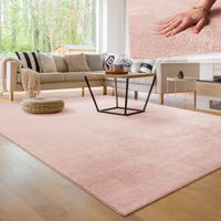 EINZELSTÜCK 🫧 Riesig!! Teppich Super Soft 240x340 Puderrosa