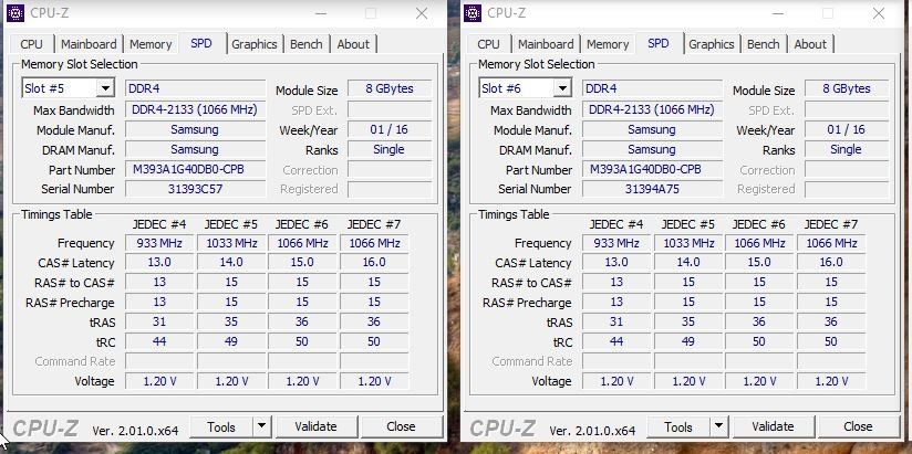 Samsung Memoria / RAM: Samsung RAM DDR4-PC4-2133 - 8GB – Usato da Rubigen venduto da Markus_45 1