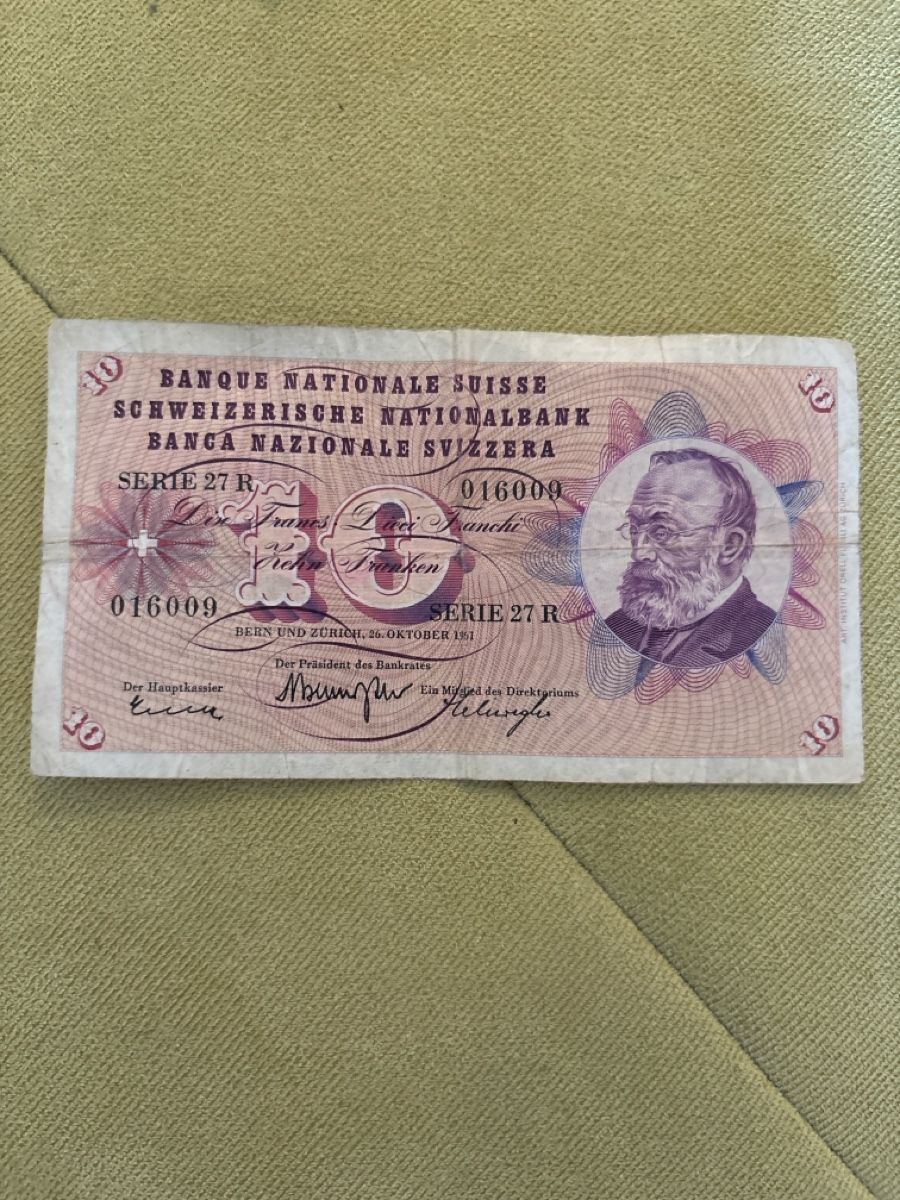 Banconote: Schweizer Banknotenlos 50/60er Jahre 180chf – Usato da Dietikon venduto da res_2phr 5