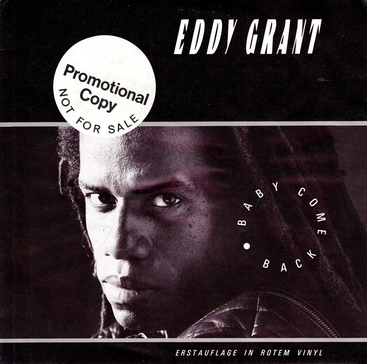 Eddy Grant Vinyl Single von 1984 in rotem Vinyl (Gebraucht) in ...