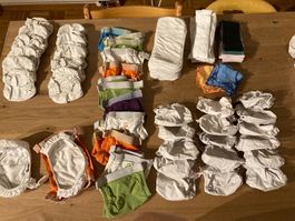 Lot de couches lavables pour nouveau-né