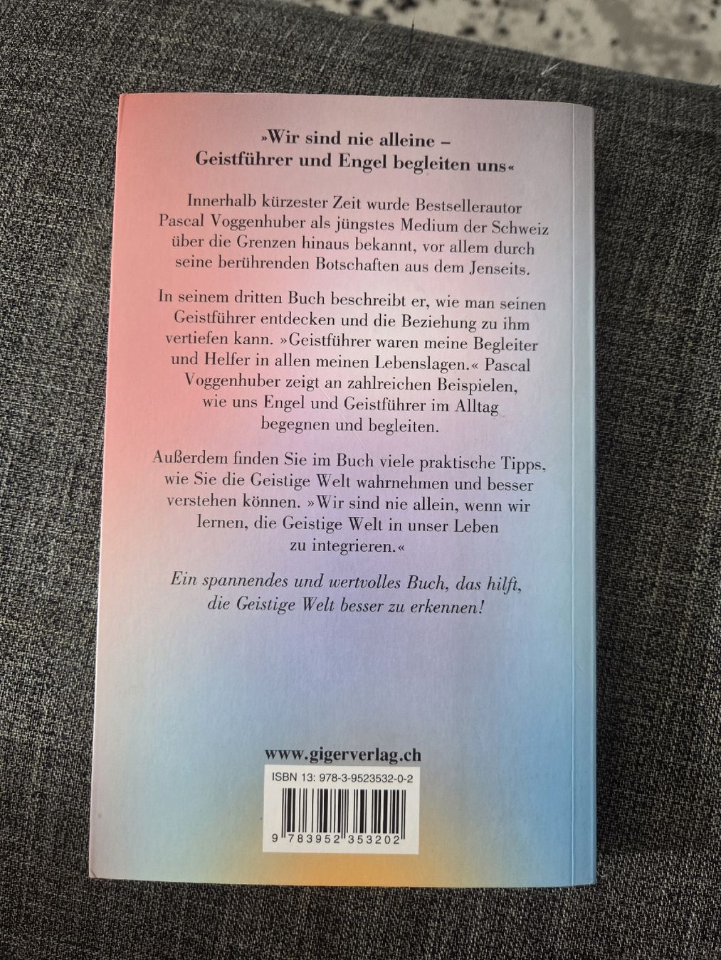 Libri: Buch Entdecke deinen Geistführer Pascal Voggenhuber – Usato da Lostorf venduto da _Venus_ 1