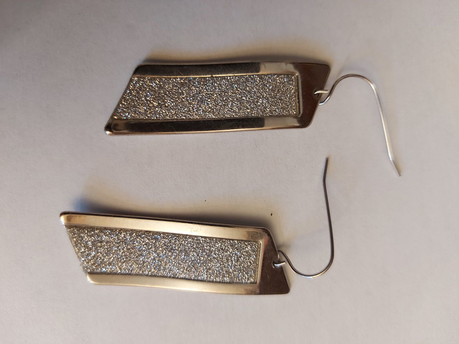 Boucles d'oreille: Ohrhänger Silber Damenmodeschmuck geometrisch glänzend – D'occasion à St. Gallen par kamel27 4