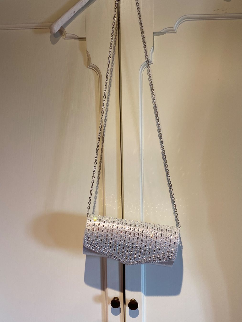 Borse da donna: HANDTASCHE -CHIC-CLUTCH,SILBER GLITZER – Nuovo (secondo la descrizione) da Meienried venduto da ManuelaBoutique 3