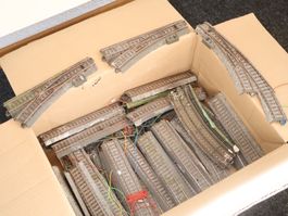 Märklin C-Gleis 30 x Schienen + 3 x Weichen Set - H0 Rückbau