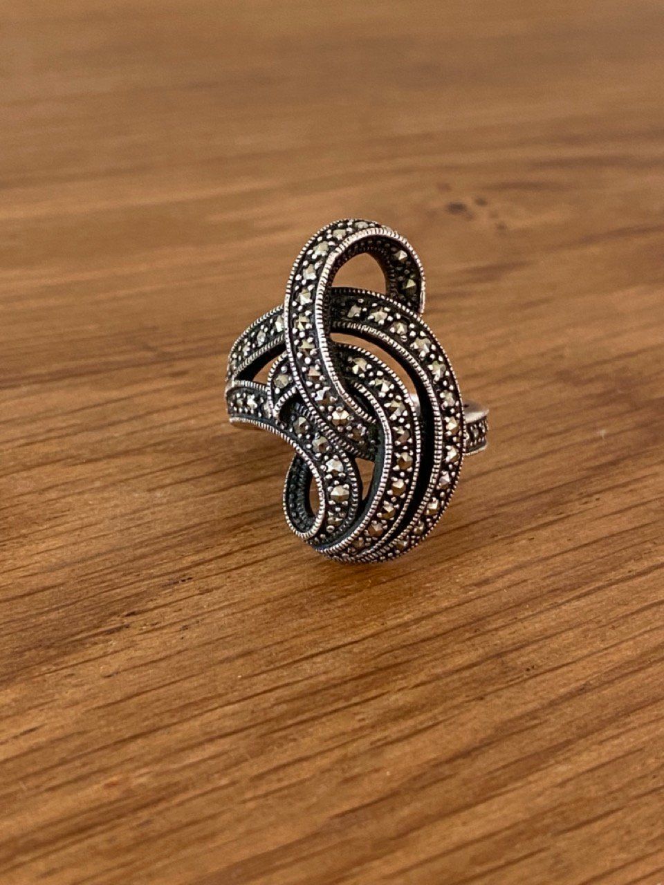 Ringe: Markasit Ring Silber 925 – Gebraucht aus Zumikon von Frauenecke