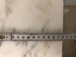 Marmorplatten Weiss mit Adern 100x52cm neue Ware