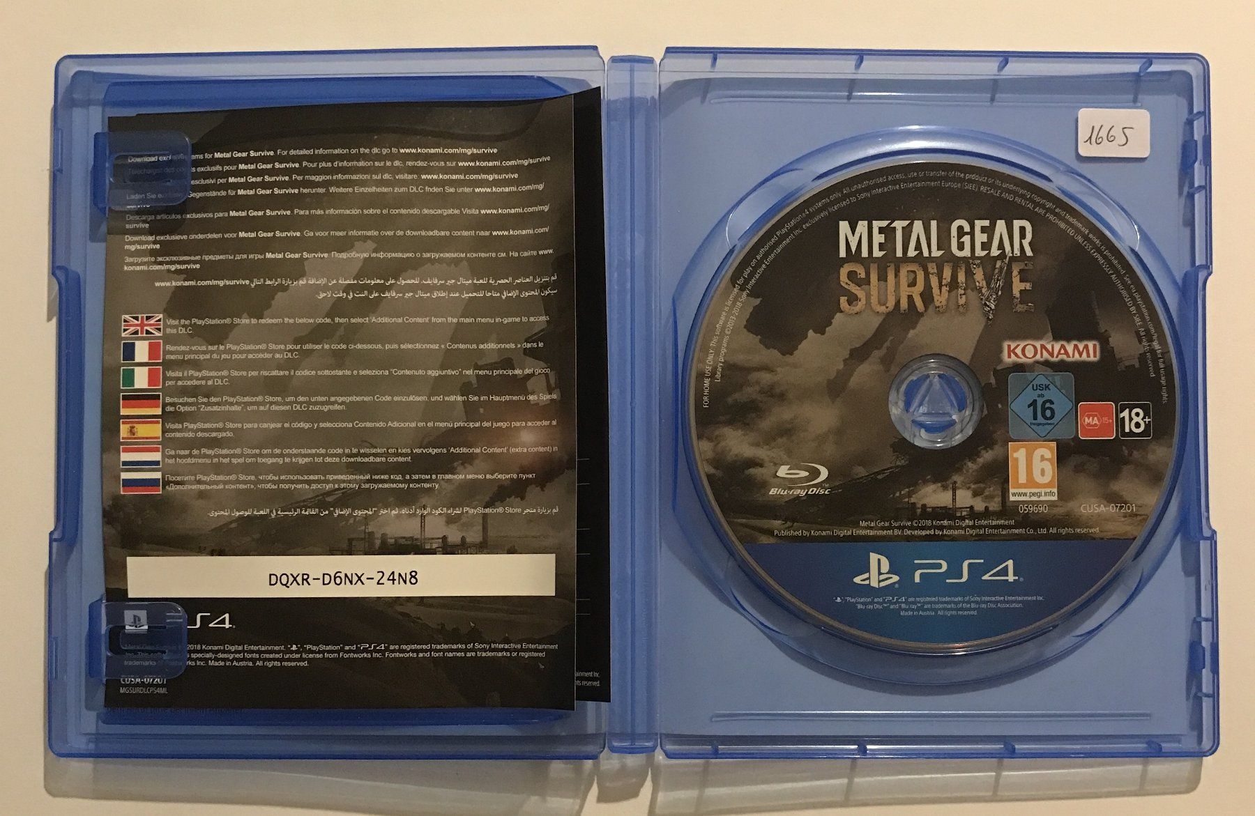 Giochi: PS4 - Metal Gear Survive – Usato da Allschwil venduto da Bullach 1