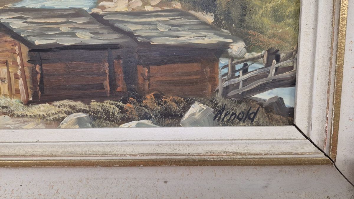 Dipinti: Bild Lötschental von Arnold – Usato da Wohlen b. Bern venduto da Beppe99 2