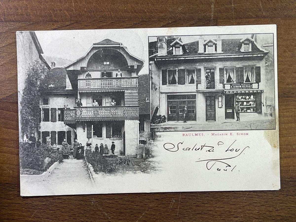 Cartoline postali: Ansichtskarte von Baulmes – Usato da Strengelbach venduto da Aschatan5