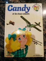 Livre vintage Rouge et Or : Candy et les fous volants 1983