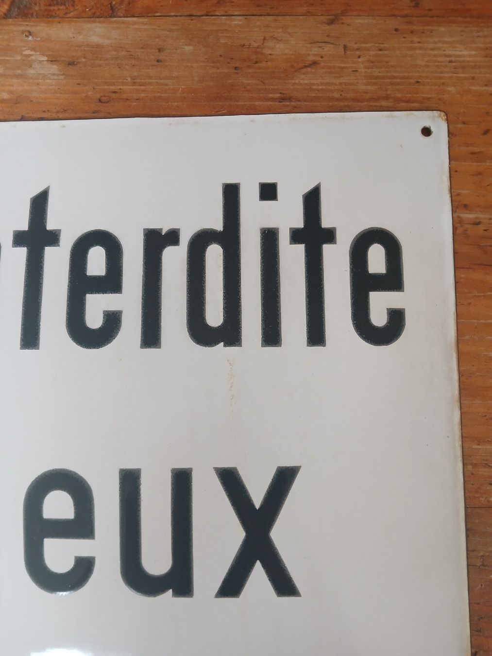 Insegne: Plaque émaillée ancienne – Usato da Corcelles-Payerne venduto da evalyne 2