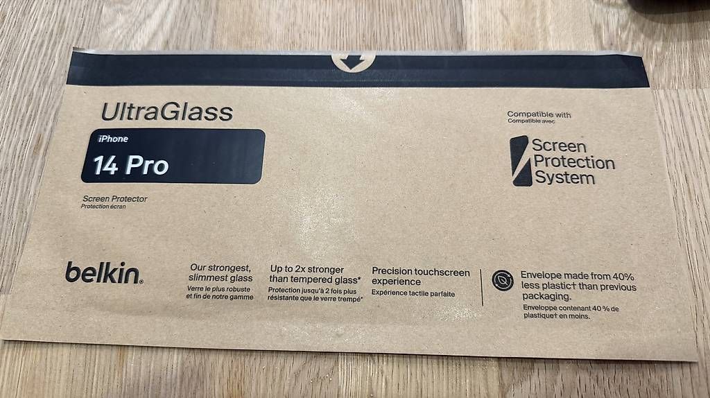 Belkin Cover & Protezioni schermo: Belkin UltraGlass Displayschutz iPhone 14 Pro - neu – Nuovo e nell'imballaggio originale da Burgdorf venduto da sir_qfn7
