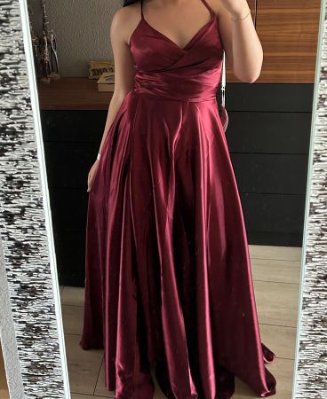 Abendkleid rot, Grösse 38
