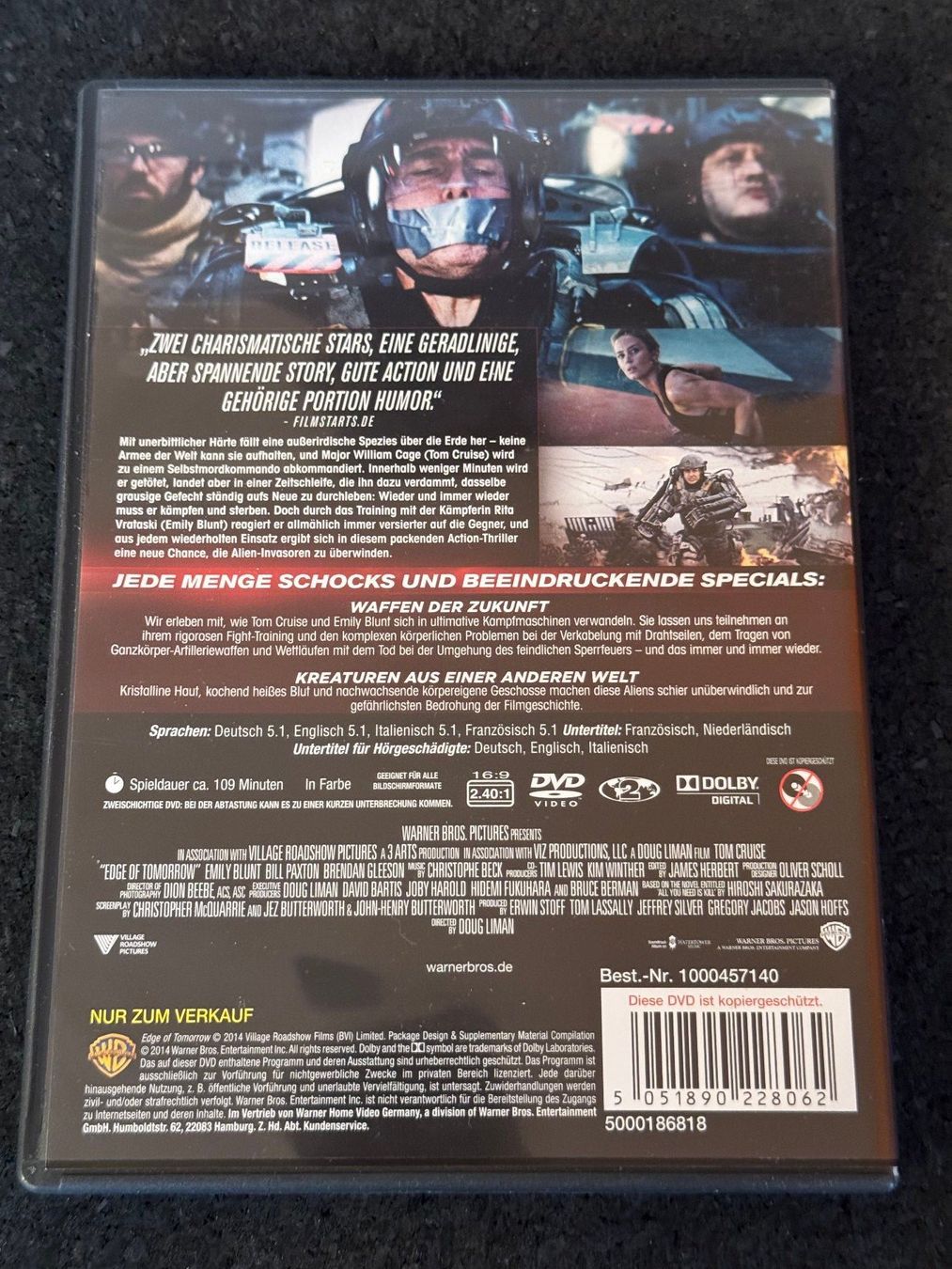 Tutti i DVDs: LIVE DIE REPEAT DVD DE/EN/FR/IT – Usato da Fribourg venduto da tschjoly 1
