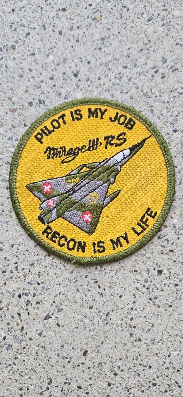 Schweizer Armee Placchette & Badge: *** Badge Luftwaffe Mirage 3 ohne klett *** – Nuovo e nell'imballaggio originale da Riedholz venduto da fr_sIruP