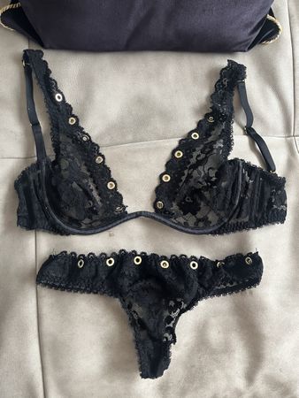 Agent Provocateur Set, schwarz, Gr. 75D/34D, neuwertig
