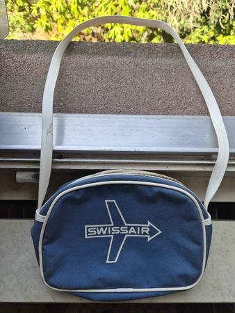 Swissairtasche blau guter Zustand