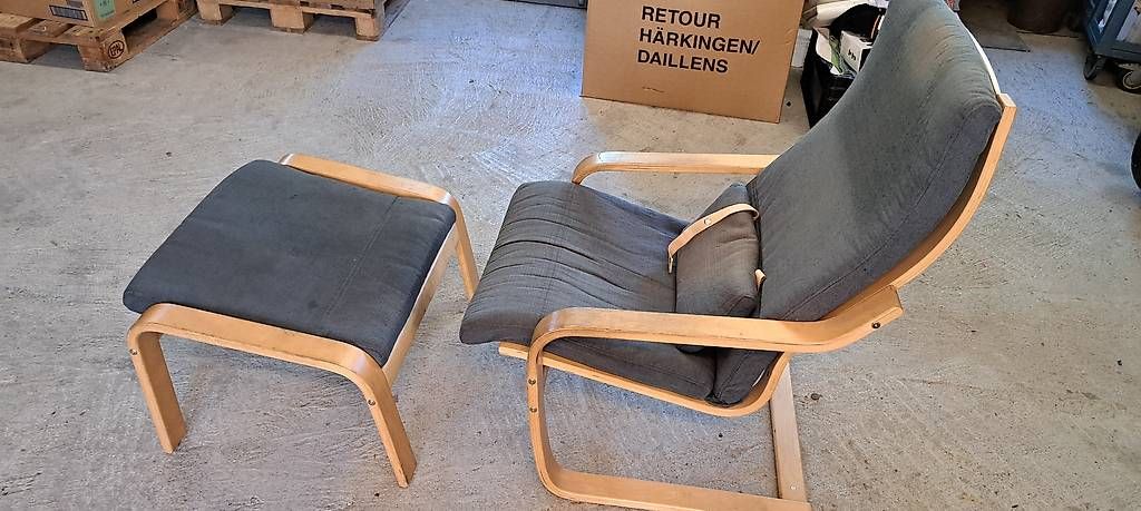 Sessel: Sessel mit Hocker – Gebraucht aus Wädenswil von mh012