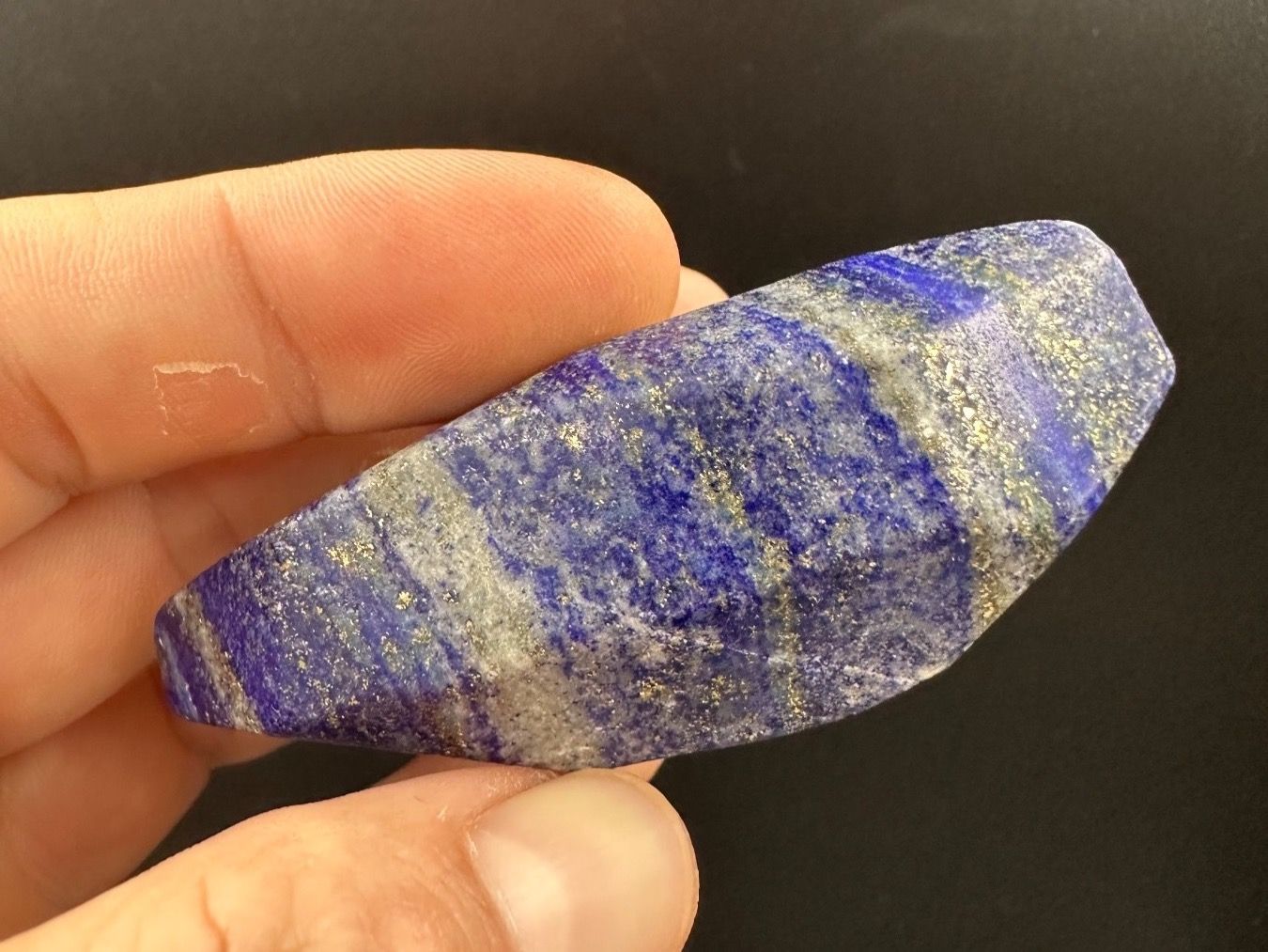 Minerali & Pietre curative: Lapislazuli Freiform, Handschmeichler Heilstein – Nuovo e nell'imballaggio originale da Männedorf venduto da Handschmeichler 2