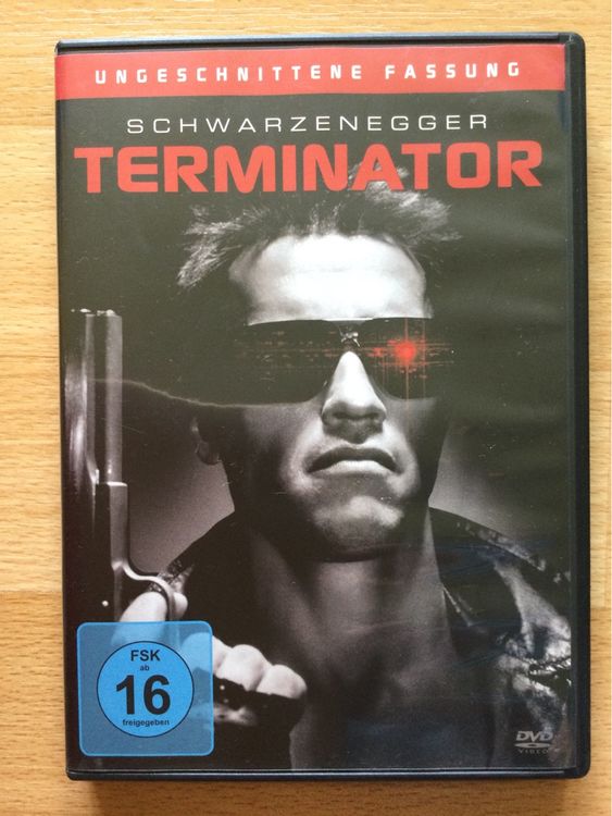 Terminator dvd Schwarzenegger ungeschnittene F. ab 16 103 m. | Kaufen ...