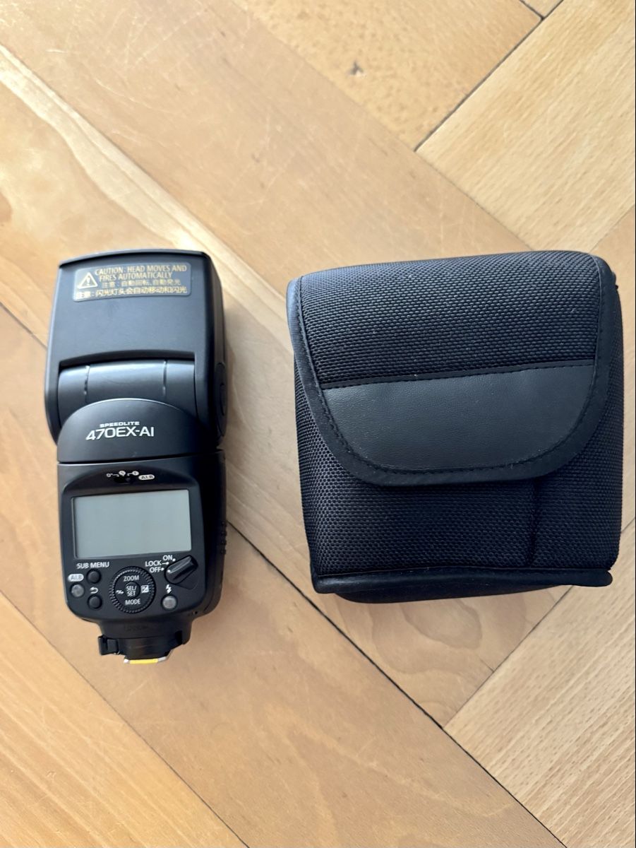 Canon Blitze: Canon Speedlite 470EX-AI Blitzgerät mit Tasche – Gebraucht aus Bad Ragaz von MarcelRochow 2