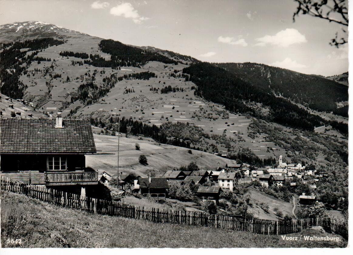 Cartoline postali: Vuorz / Waltensburg – Usato da Wolhusen venduto da Curver9