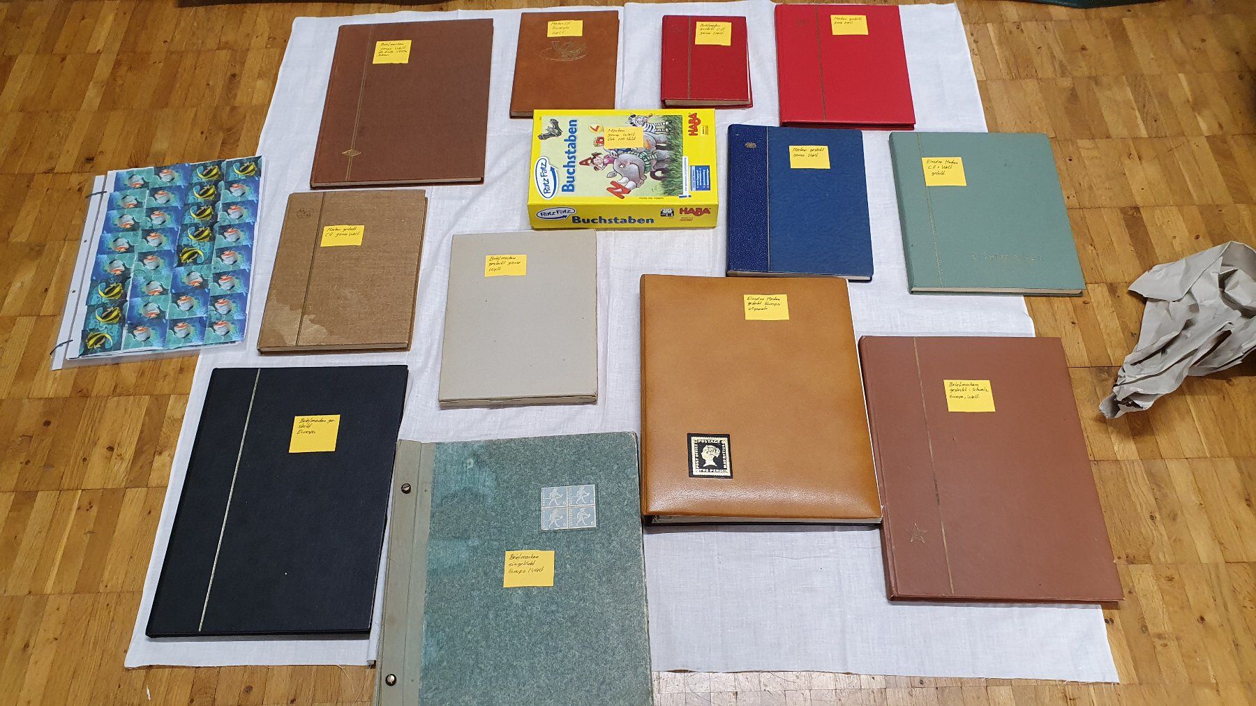 Briefm.12 Alben Europa ganze Welt + CH z.T. 100 Jahre alt (Gebraucht ...