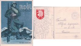 Armée Suisse, Noël 1940, Cp.san. mont.IIII (Rgt Inf 2 Renf)
