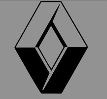 Renault   Aufkleber Heckscheibe